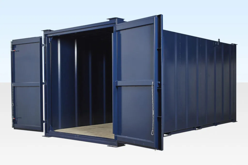 12Ft x 8Ft Steel Store Cabin (Suitable for stacking)