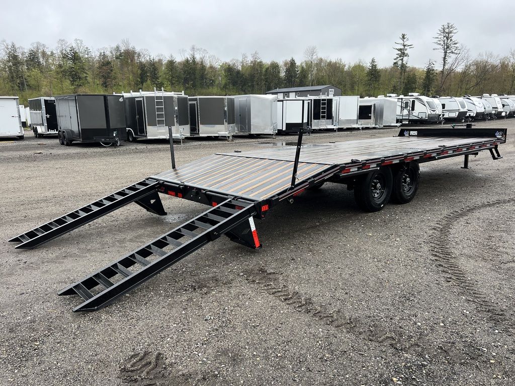 2024 Diamond C 8.5×24 15K Powder Coated Deckover Equipment Trailer - Image 11