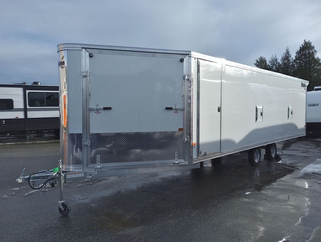 2024 Mission Trailers 101×24 Aluminum 4/5-Place Drive In/Out Deckover w/Galvanized Pkg, Canopy - Image 9
