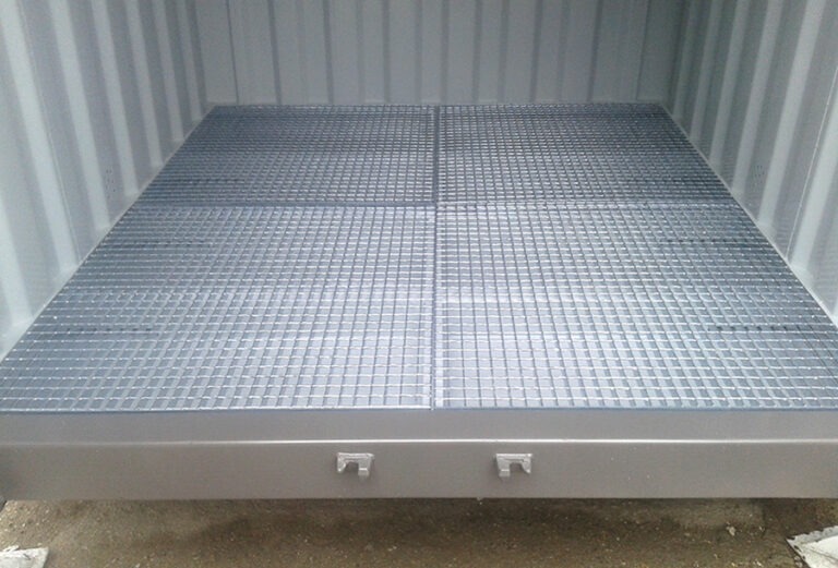 20Ft X 8Ft Open Side Bunded Open Mesh Floor Store - Image 2