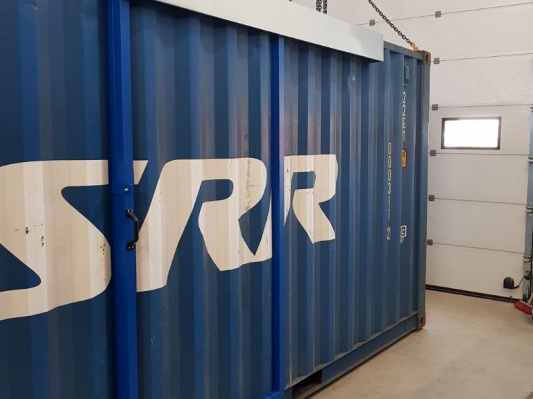 20ft Hi Cube Container (9′ 6″ high) suitable for IBC storage Sliding Door - Image 2