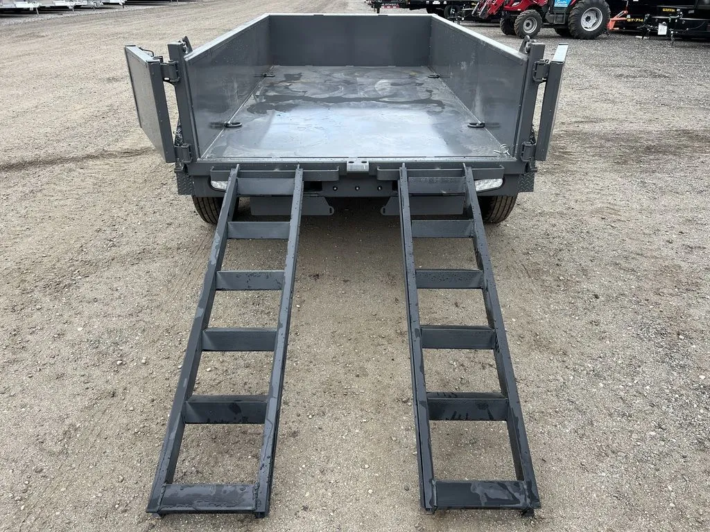 2024 RawMaxx 5X10 7K Powder Coated Dump Trailer w/Tarp Kit - Image 8