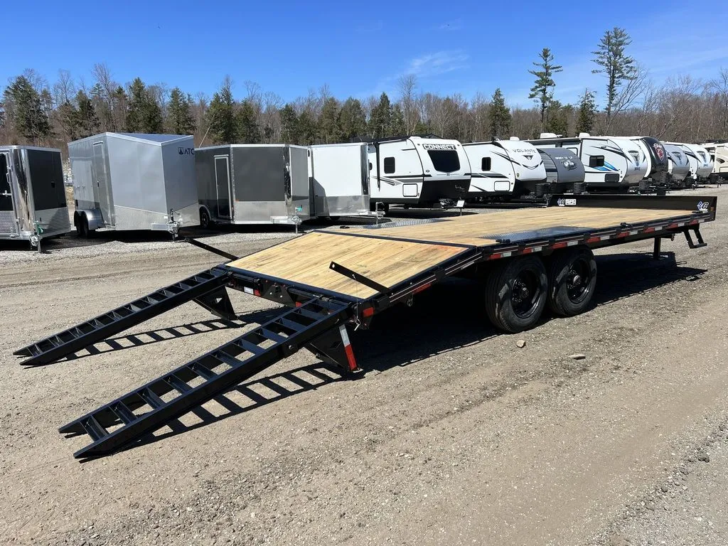 2024 Diamond C 8.5×20 20K Deckover Equipment Trailer w/ 72” Flip-Knee Ramps - Image 10