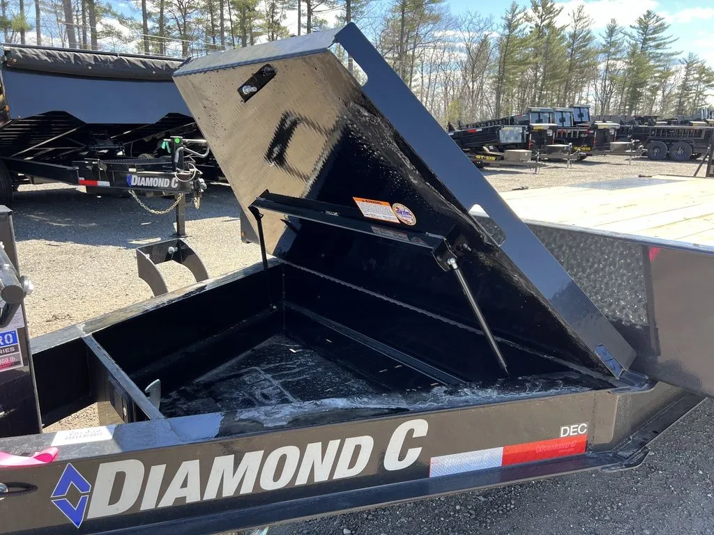 2024 Diamond C 8.5×20 20K Deckover Equipment Trailer w/ 72” Flip-Knee Ramps - Image 18