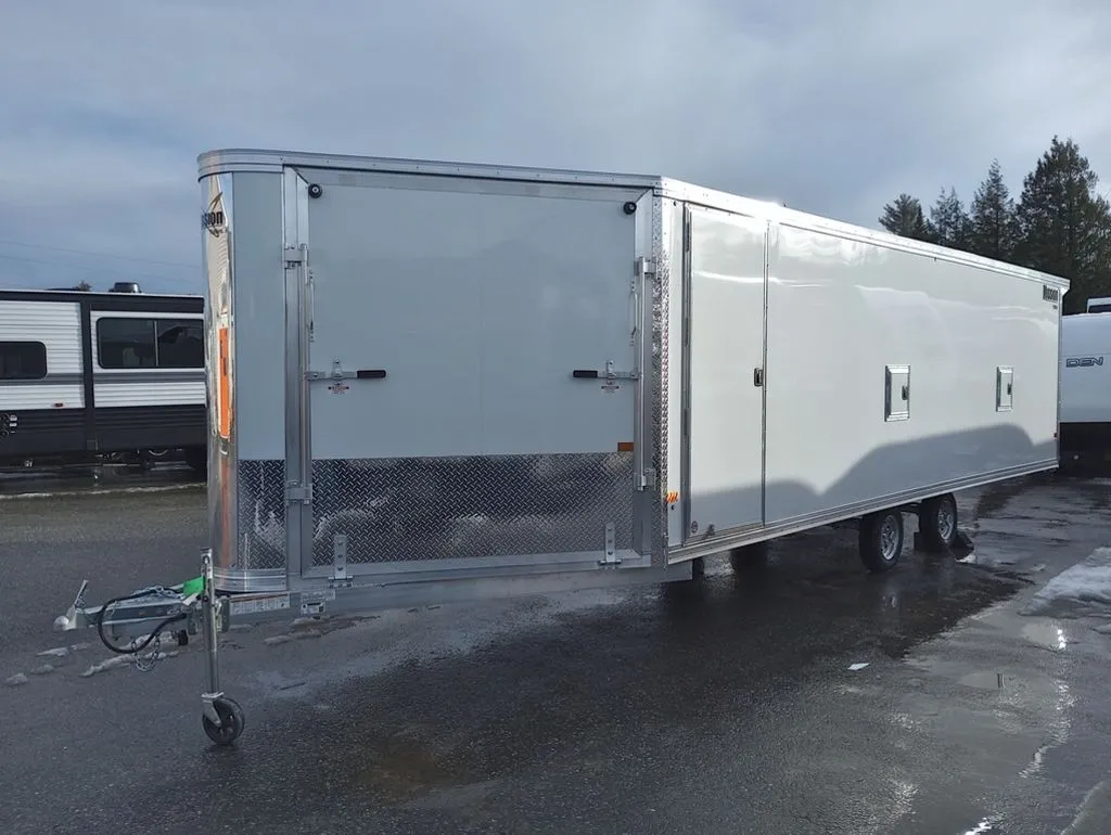 2024 Mission Trailers 101×24 Aluminum 4/5-Place Drive In/Out Deckover w/Galvanized Pkg, Canopy - Image 12