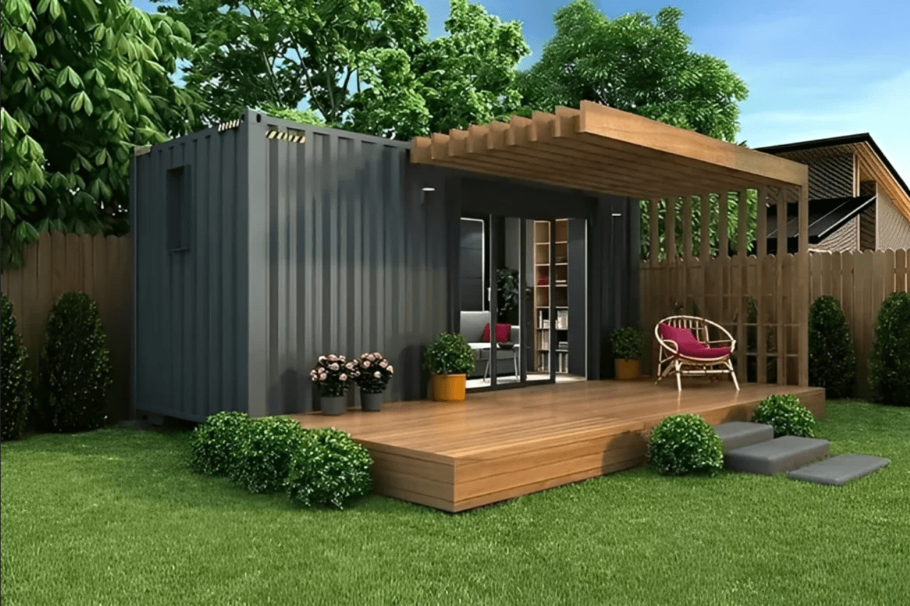 20ft Custom Shipping container Office, Container House – Benjamin ...