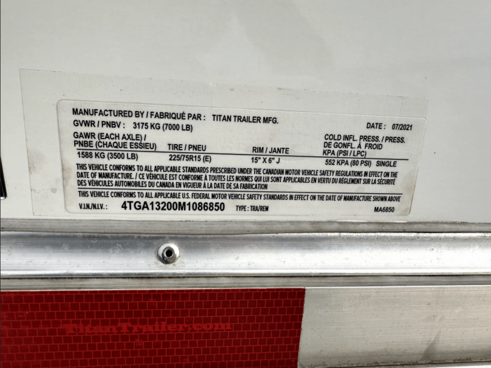 2021 Titan 2 Horse Trailer - Image 3