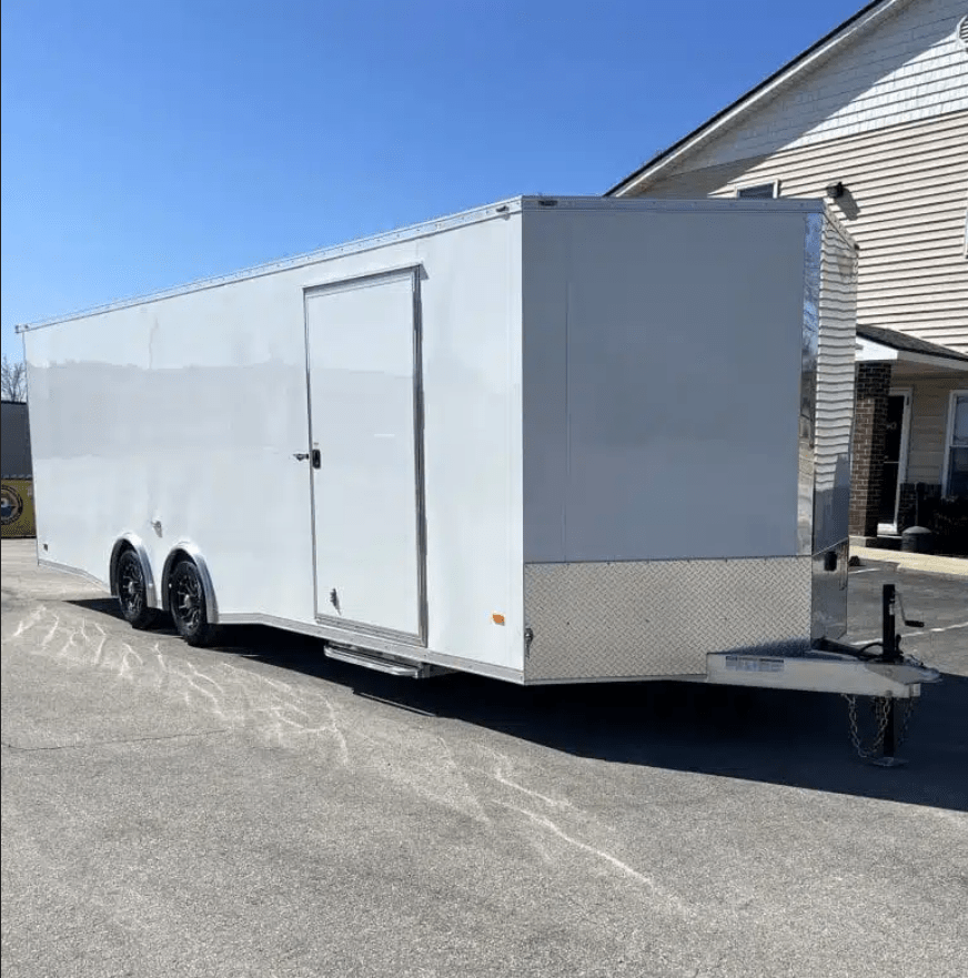 Enclosed Car Hauler 2026 26ft. Aluminum Blaze w/Finished Interior ...
