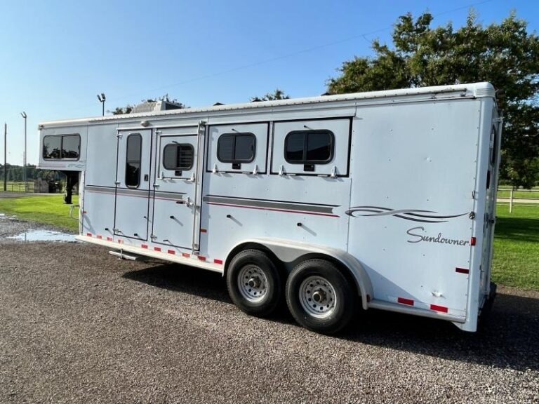 2004 Sundowner 3 Horse Weekender Horse Trailer - Image 11