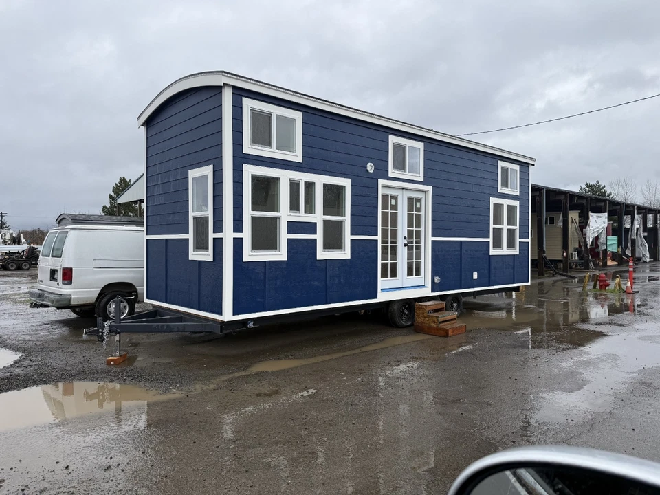 Tiny house for sale on wheels 9 x 30 MODERN BUNGALOW 2 BEDROOM READY TO SHIP
